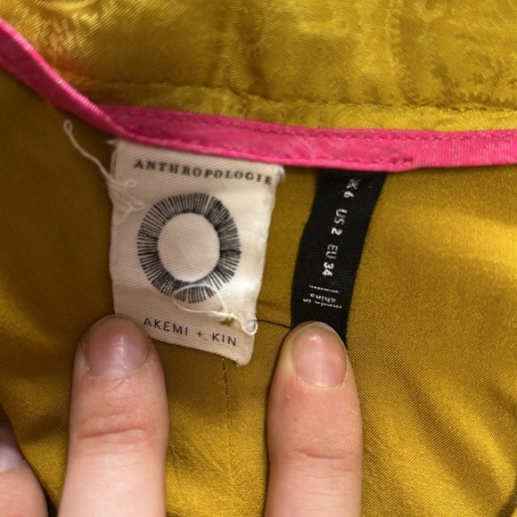 Anemia + Kim (Anthro) gold paisley maxi skirt size 2​ - Picture 5 of 5